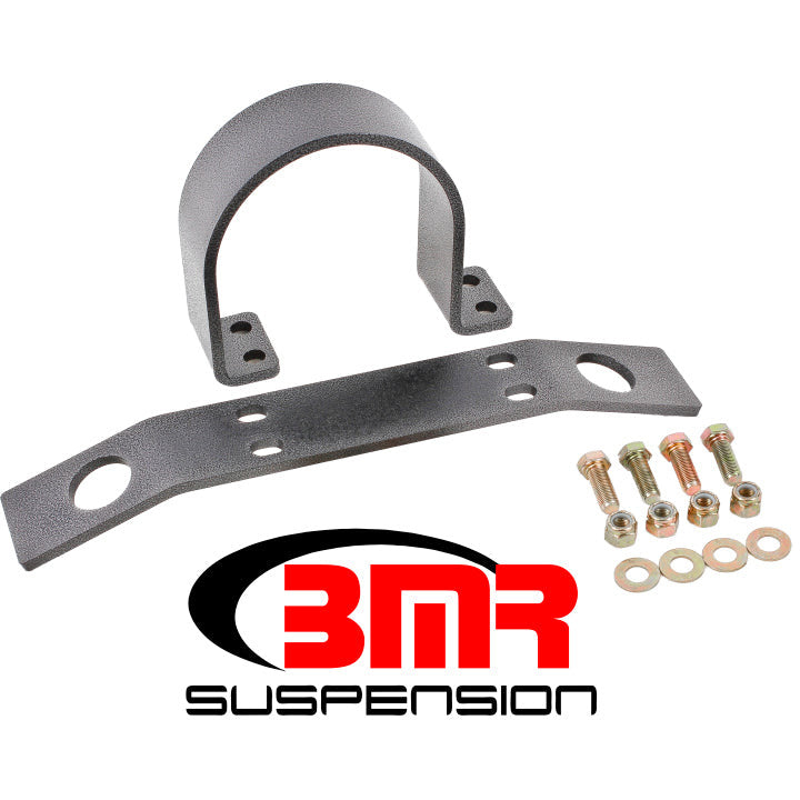 BMR 04-06 GTO Driveshaft Safety Loop - Black Hammertone BMR Suspension Driveshaft Loops