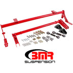BMR 05-14 S197 Mustang Rear Bolt-On Hollow 35mm Xtreme Anti-Roll Bar Kit (Delrin) - Red BMR Suspension Sway Bars