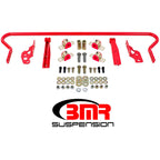 BMR 11-14 S197 Mustang Rear Hollow 25mm Adj. Sway Bar Kit w/ Bushings - Red BMR Suspension Sway Bars