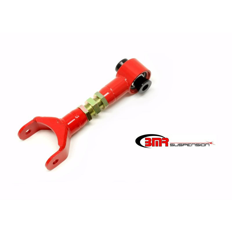 BMR 11-14 S197 Mustang Upper Control Arm On-Car Adj. w/ Spherical Bearings - Red BMR Suspension Control Arms