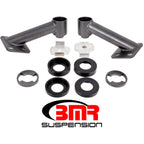 BMR 15-17 S550 Mustang Cradle Bushing Lockout Kit - Black Hammertone BMR Suspension Chassis Bracing