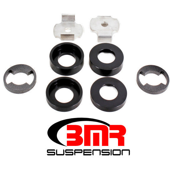 BMR 15-17 S550 Mustang Cradle Bushing Lockout Kit Level 1 - Black BMR Suspension Chassis Bracing