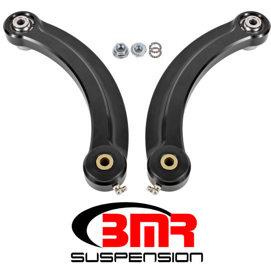BMR 15-17 S550 Mustang Fixed Billet Aluminum Camber Link (Delrin/Bearing) - Black BMR Suspension Camber Kits