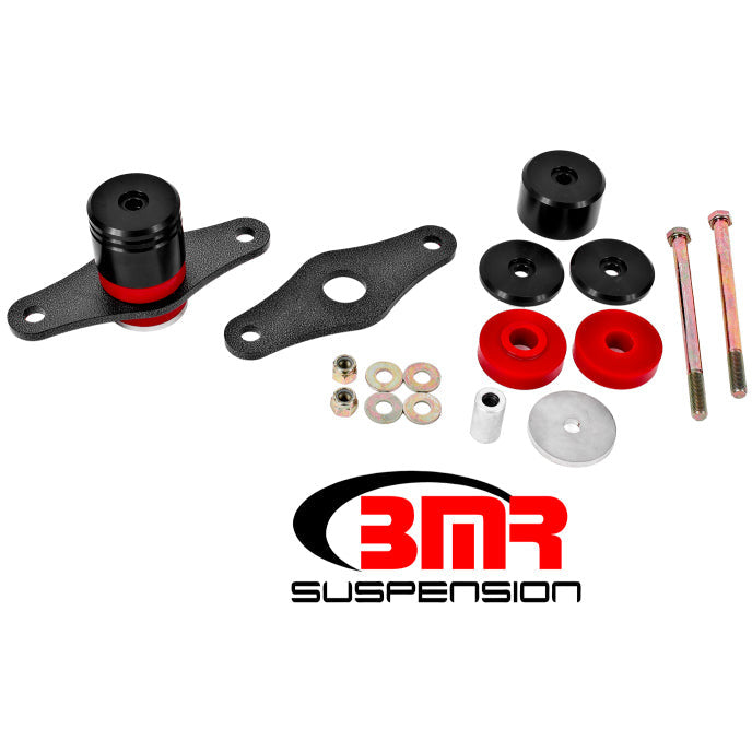 BMR 15-17 S550 Mustang Motor Mount Kit (Polyurethane) - Black Anodized BMR Suspension Engine Mounts