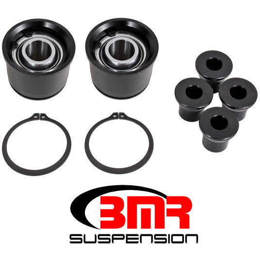 BMR 15-17 S550 Mustang Premium Rear Lower Control Arm Bearing Kit - Black BMR Suspension Bushing Kits