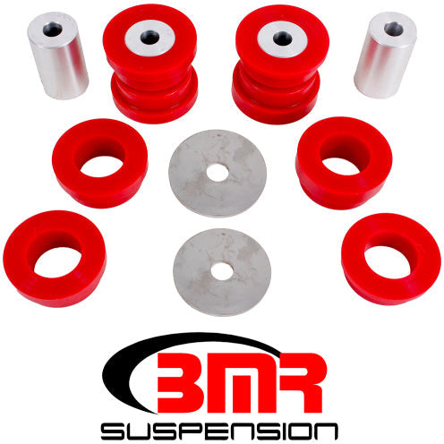 BMR 15-17 S550 Mustang Rear Cradle Bushing Kit (Polyurethane) - Red BMR Suspension Differential Bushings