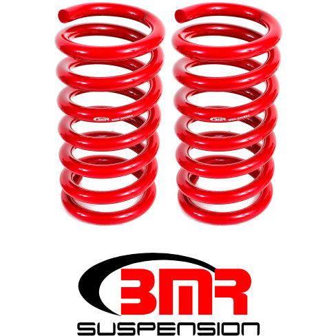 BMR 15-17 S550 Mustang Rear Drag Version Lowering Springs - Red BMR Suspension Lowering Springs
