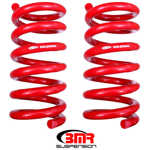 BMR 15-17 S550 Mustang Rear Handling Version Lowering Springs - Red BMR Suspension Lowering Springs
