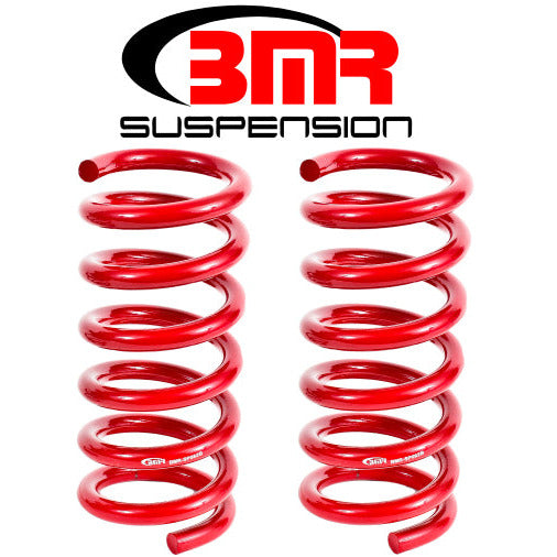 BMR 15-17 S550 Mustang Rear Performance Version Lowering Springs - Red BMR Suspension Lowering Springs