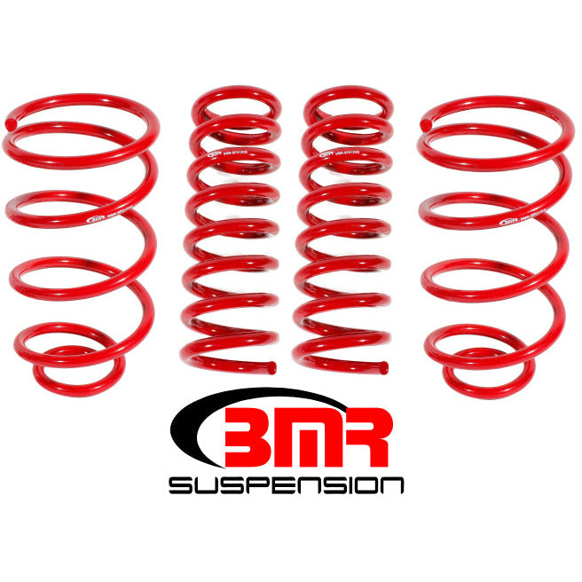 BMR 64-66 A-Body Lowering Spring Kit (Set Of 4) - Red BMR Suspension Lowering Springs