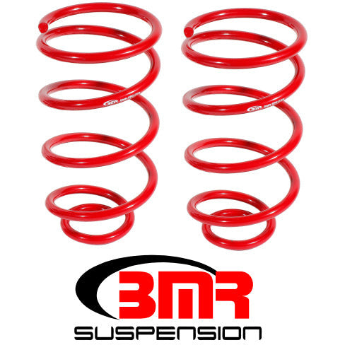 BMR 64-66 A-Body Rear Lowering Springs - Red BMR Suspension Lowering Springs