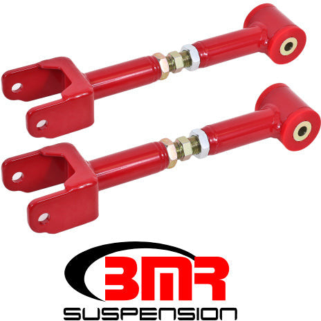 BMR 64-67 A-Body Upper Control Arms On-Car Adj. (Polyurethane) - Red BMR Suspension Control Arms