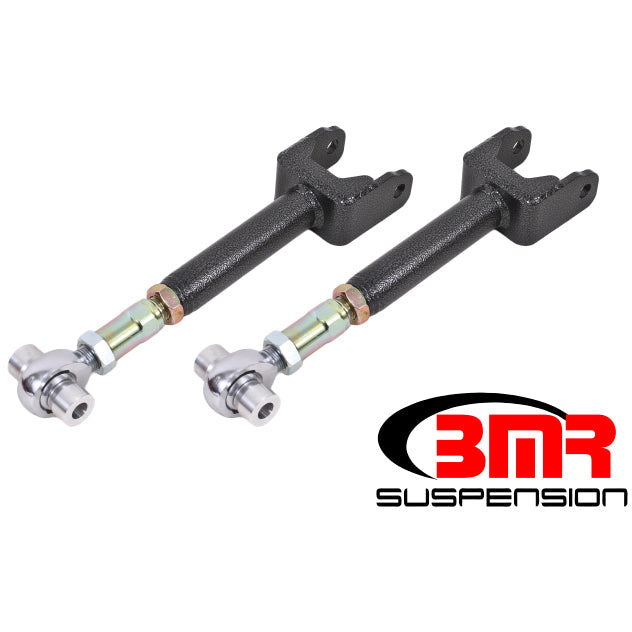 BMR 64-67 A-Body Upper Control Arms On-Car Adj. Rod Ends - Black Hammertone BMR Suspension Control Arms