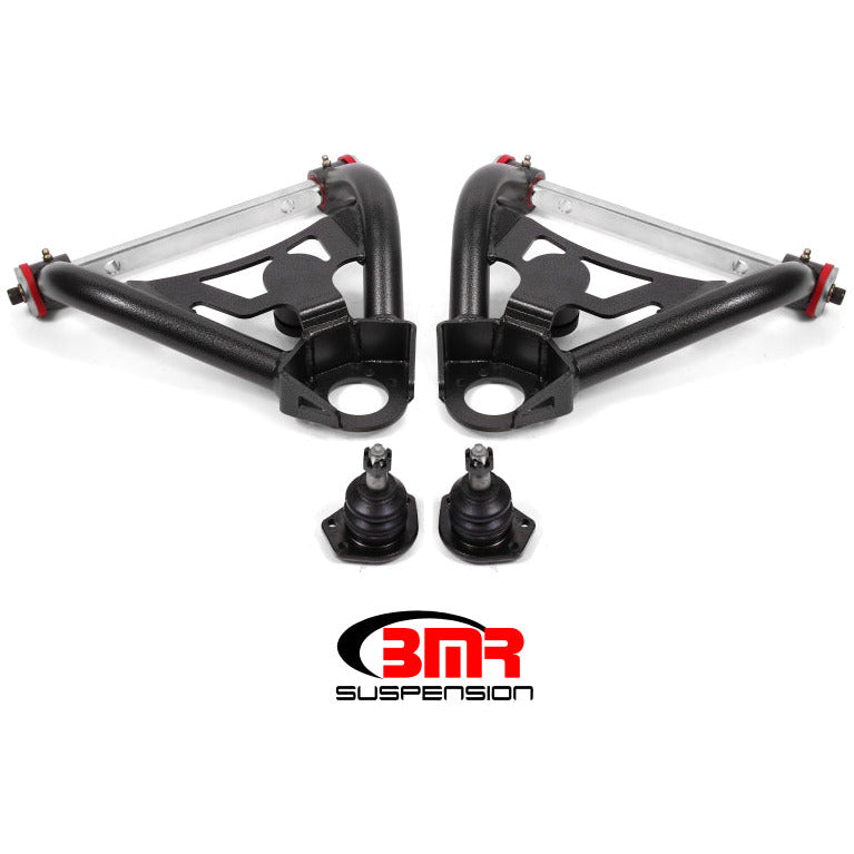 BMR 64-72 A-Body Upper Non-Adj. A-Arms w/ Stock Spindles (Polyurethane) - Black Hammertone BMR Suspension Control Arms