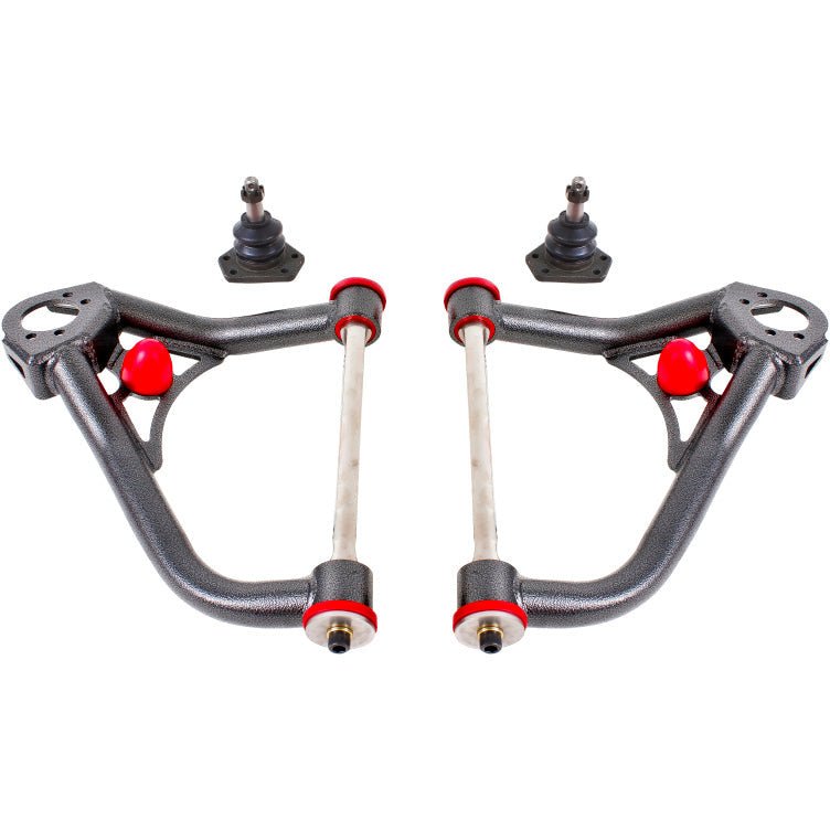 BMR 67-69 1st Gen F-Body Non-Adj. Upper A-Arms (Polyurethane) - Black Hammertone BMR Suspension Control Arms