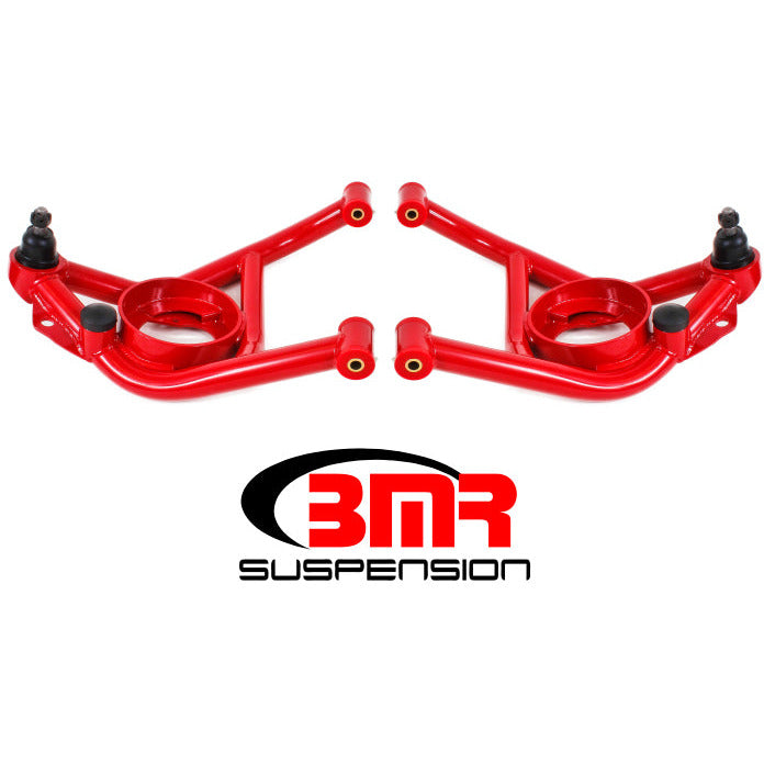 BMR 70-81 2nd Gen F-Body Non-Adj. Lower A-Arms (Polyurethane) - Red BMR Suspension Control Arms