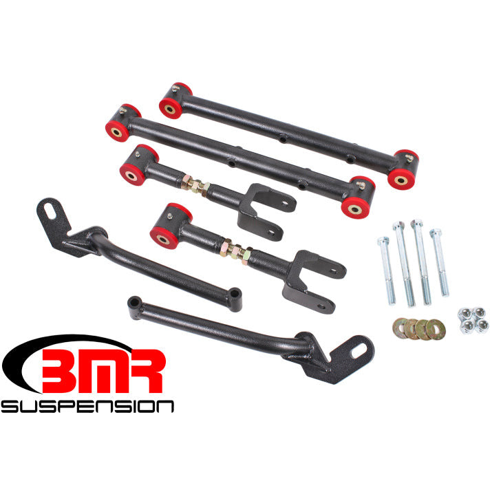 BMR 78-87 G-Body Adj. Rear Suspension Kit - Black Hammertone BMR Suspension Suspension Packages