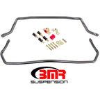 BMR 78-87 G-Body Front & Rear Sway Bar Kit w/ Bushings - Black Hammertone BMR Suspension Sway Bars