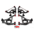 BMR 78-87 G-Body Upper And Lower A-Arm Kit - Black Hammertone BMR Suspension Control Arms