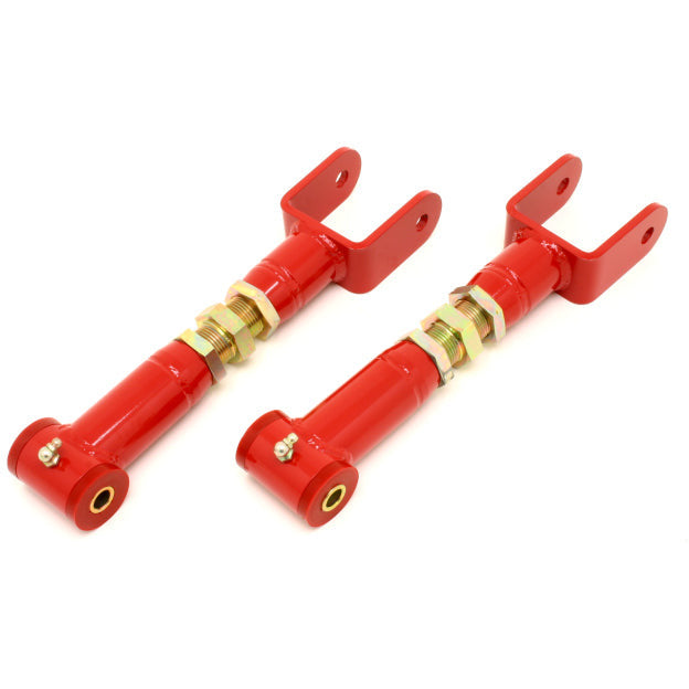 BMR 78-87 G-Body Upper Control Arms On-Car Adj. (Polyurethane) - Red BMR Suspension Control Arms