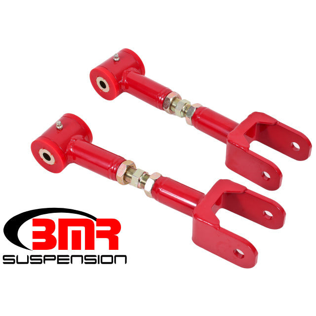 BMR 78-87 G-Body Upper Control Arms On-Car Adj. (Polyurethane) - Red BMR Suspension Control Arms