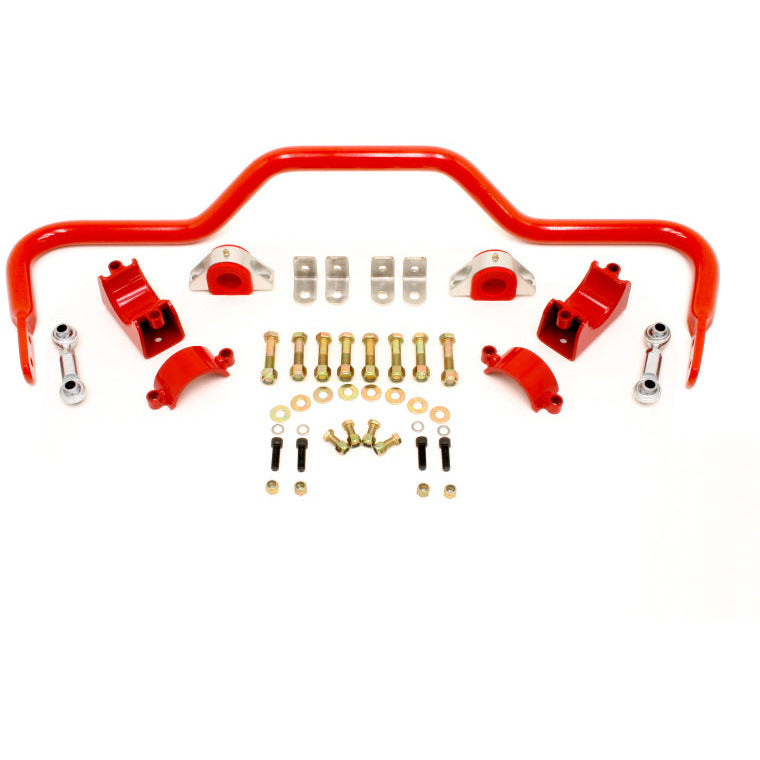 BMR 78-87 G-Body w/ 3in Axles Rear Solid 1.375in Xtreme Anti-Roll Bar Kit - Red BMR Suspension Sway Bars