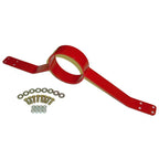 BMR 79-03 Fox Mustang Driveshaft Safety Loop - Red BMR Suspension Driveshaft Loops