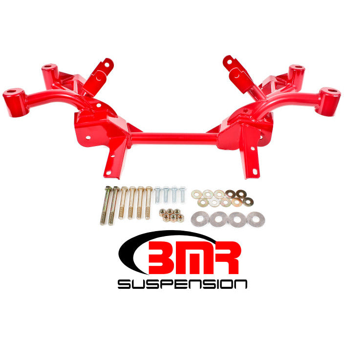 BMR 82-82 3rd Gen F-Body K-Member w/ LS1 Motor Mounts and Pinto Rack Mounts - Red BMR Suspension Crossmembers