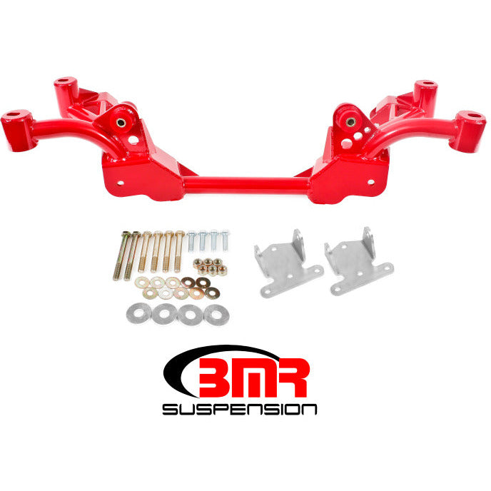 BMR 82-82 3rd Gen F-Body K-Member w/ SBC/BBC Motor Mounts and STD. Rack Mounts - Red BMR Suspension Crossmembers