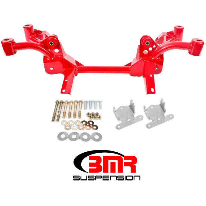 BMR 82-92 3rd Gen F-Body K-Member w/ SBC/BBC Motor Mounts and Pinto Rack Mounts - Red BMR Suspension Crossmembers