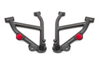 BMR 82-92 GM F-Body A-Arms Lower DOM Non-Adj Delrin Bushings Coilover - Black Hammertone