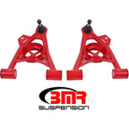 BMR 94-04 Ford Mustang Non-Adj. A-Arms Lower (Poly) w/ Spring Pocket - Red BMR Suspension Control Arms
