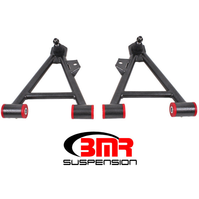 BMR 94-04 Mustang Lower Non-Adj. A-Arms (Coilover Only) w/ STD. Ball Joint (Poly) - Black Hammertone BMR Suspension Control Arms