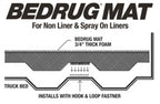 BedRug 07-16 GM Silverado/Sierra 8ft Bed Mat (Use w/Spray-In & Non-Lined Bed)