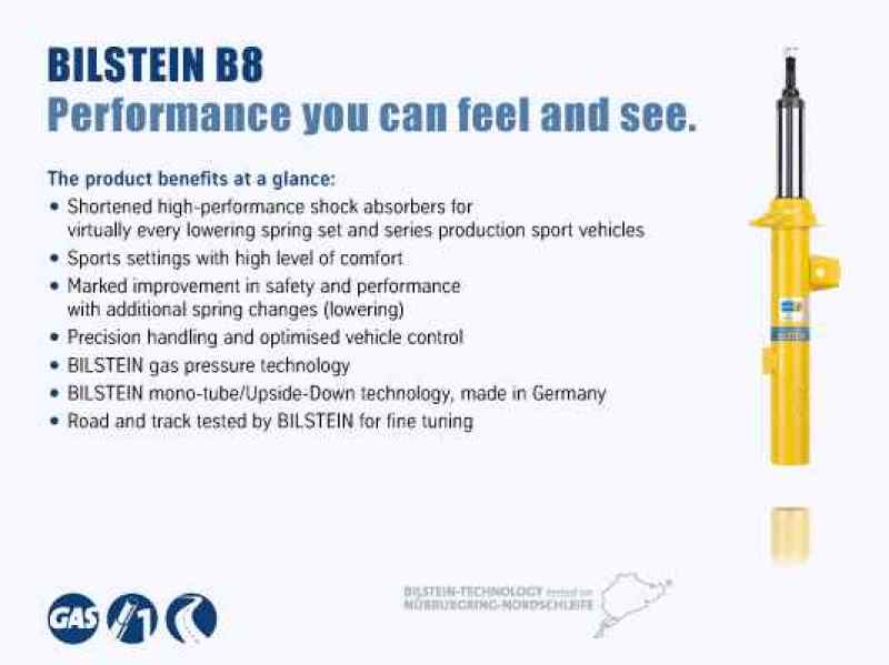Bilstein B8 Performance Plus Mercedes-Benz C-Klasse W205 4WD (FL) Front Left Monotube Shock