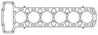 Cometic 68-71 Jaguar XKE 4.2L V6 93.2mm .090 inch MLS-5 w/ Bolt Hole Pocket Head Gasket