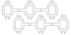 Cometic Dodge Cummins 5.9L 12v .040in MLS 3 Port Exhaust Gaskets