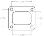 Cometic Turbo FLG T4 Garrett Exh Inlet .010in Exhaust Gasket