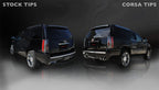 Corsa 2012-2014 Cadillac Escalade DUB 6.2L V8 Polished Sport Cat-Back Exhaust