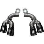 Corsa 2017 Chevy Camaro ZL1 2.75in Inlet / 4.0in Outlet Black PVD Tip Kit (For Corsa Exhaust Only) CORSA Performance Tips