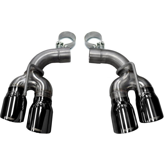 Corsa 2017 Chevy Camaro ZL1 2.75in Inlet / 4.0in Outlet Black PVD Tip Kit (For Corsa Exhaust Only) CORSA Performance Tips