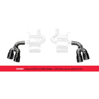 Corsa 2017 Chevy Camaro ZL1 2.75in Inlet / 4.0in Outlet Black PVD Tip Kit (For Corsa Exhaust Only) CORSA Performance Tips