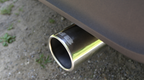 Corsa 2018-2025 Jeep Wrangler JL 2.5in Dual Rear Exit Polished Tips Touring Axle-Back Exhaust