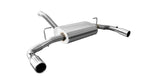 Corsa 2018-2025 Jeep Wrangler JL 2.5in Dual Rear Exit Polished Tips Touring Axle-Back Exhaust