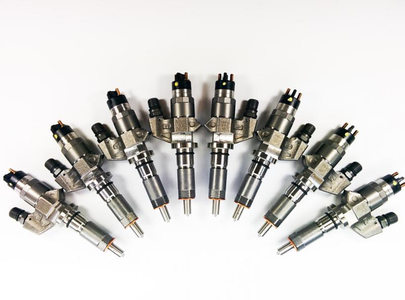 DDP 01-04 Chevrolet Duramax 6.6L LB7 Reman Injector Set - 50hp (25% Over)