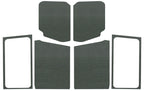 DEI 18-23 Jeep Wrangler JL 2-Door Boom Mat Complete Headliner Kit - 7 Piece - Gray