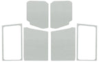DEI 18-23 Jeep Wrangler JL 2-Door Boom Mat Complete Headliner Kit - 7 Piece - White