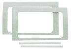 DEI 18-23 Jeep Wrangler JL 2-Door Boom Mat Rear Side Window Trim - 2 Piece - White