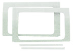 DEI 18-23 Jeep Wrangler JL 4-Door Boom Mat Rear Side Window Trim - 4 Piece - White