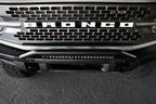 DV8 Offroad 2021-2022 Ford Bronco (Not For Factory Plastic Bumper) Factory Bumper Bull Bar - Black